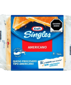 Fundido Americano Singles Kraft 144g