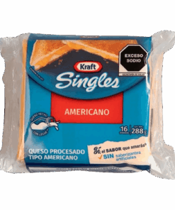 Fundido Americano Singles Kraft 288g