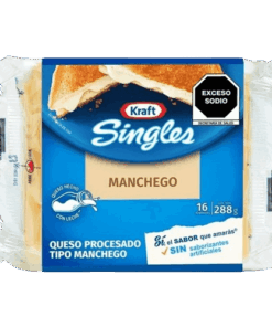 Fundido Manchego Singles Kraft 288g
